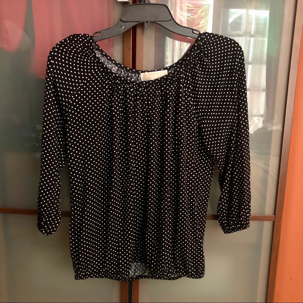 Michael Kors Polkadot Blouse
